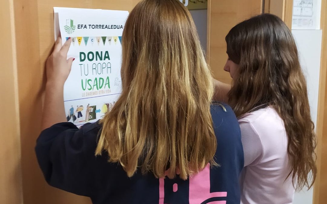 EFA Torrealedua recicla para crear: Un proyecto que une reciclaje y solidaridad