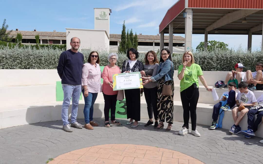 La VI Carrera per la Joventut d’EFA Torrealedua i Malvesia aconsegueix més de 1.000 € per a la lluita contra el càncer infantil